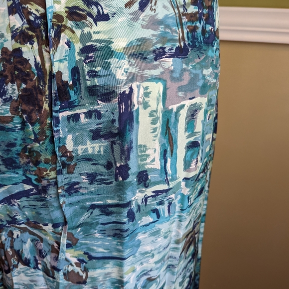 Vintage Natalie and me a div rousso apparel group silk wrap maxi skirt - Picture 10 of 11